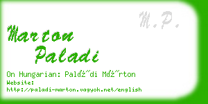 marton paladi business card